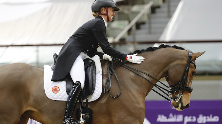 Belle prestation pour Jessica von Bredow-Werndl et Zaire-E, victorieuses du Grand Prix CDI 5* de Doha. 