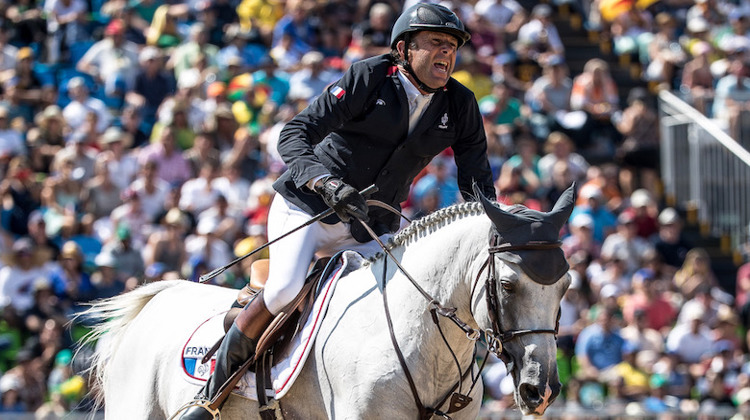 Philippe Rozier et Rahotep de Toscane aux Jeux olympiques de Rio, en 2016.