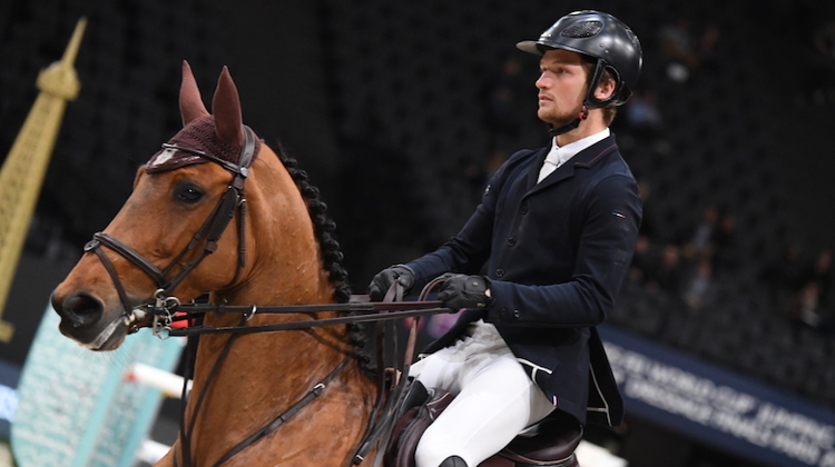 En avril, Paul Delforge et sa Terre du Banney ont pris part au CSI 2* qui se courait parallèlement aux finales de Coupe du monde Longines de Paris.