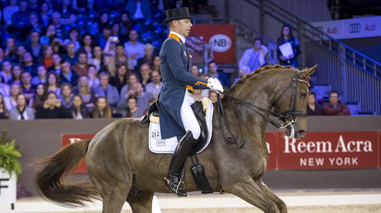 Hans Peter Minderhoud et Glock's Flirt s'imposaient l'an passé dans la Coupe du monde de dressage.