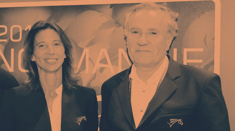 Sophie Dubourg, directrice technique nationale, et Serge Lecomte, président de la FFE.