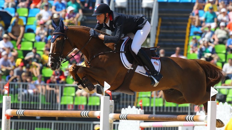 Kevin Staut et Rêveur de Hurtebise*HDC, ici à Rio, ont concédé une faute aujourd'hui, comme Bosty et Pénélope Leprevost avec Sydney et Flora.