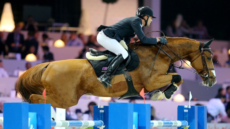 Seuls Simon Delestre et Chesall Zimequest sont parvenus à se hisser jusqu'au barrage de cet exigeant Grand Prix.