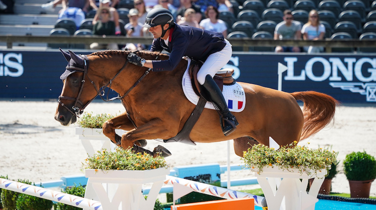 Nicolas Delmotte et Urvoso du Roch, membre de l'équipe de France qui tentera de décrocher la qualification olympique.