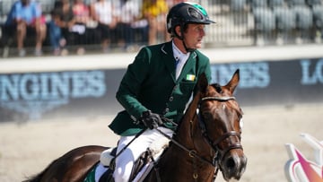 Darragh Kenny et Balou du Reventon aux championnats d'Europe Longines de Rotterdam l'été passé. 