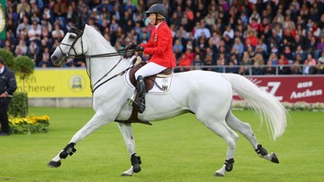 Après leur double sans-faute dans la Coupe des nations d'Aix-la-Chapelle il y a deux semaines, Meredith Michaels-Beerbaum et Fibonacci 17 ont encore été exemplaires.