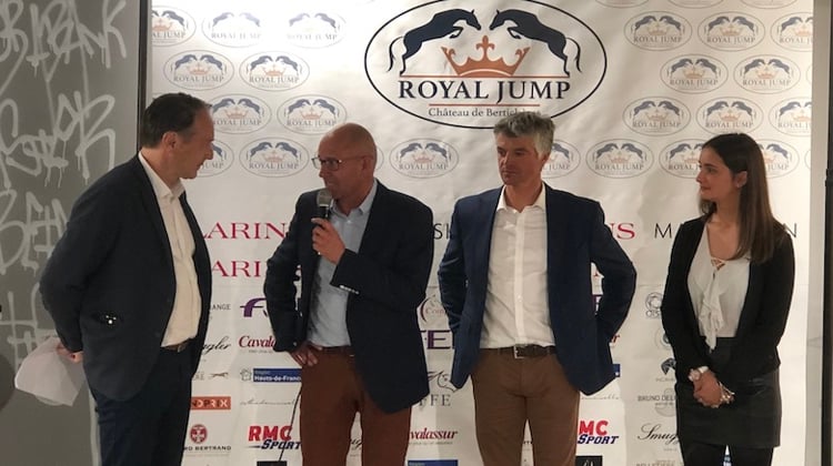 Karim Laghouag, champion olympique de concours complet par équipe, et Camille Condé Ferreira sont partenaires de l'événement, organisé par Hervé Taieb.