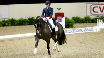 Charlotte Dujardin  rode Valegro to victory in Las Vegas