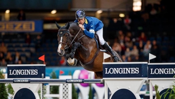 Christian Ahlmann et Taloubet Z, vainqueurs l'an passé du Grand Prix Coupe du monde de Stuttgart.