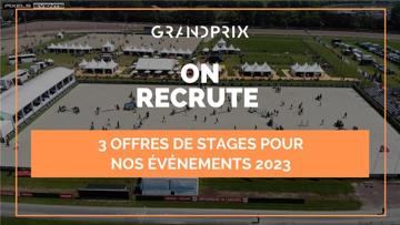 GRANDPRIX Events cherche ses stagiaires 2023!