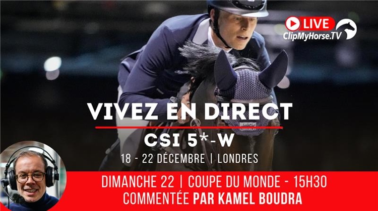 Suivez les Coupes du monde de Londres sur ClipMyHorse.tv