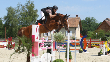 Max Thirouin, ici avec Fiola, n'a laissé aucune chance à ses adversaires. Photo Pauline Chevalier