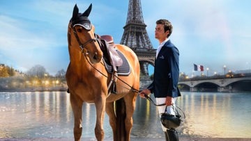 Edward Levy a rejoint Karim Laghouag, Grégory Cottard et Corentin Pottier dans le club des ambassadeurs du Salon du cheval de Paris.