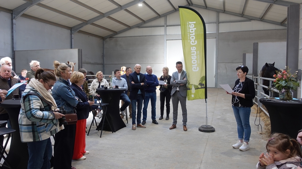 Voorstelling programma bij trekpaardfokkerij De Beuf /Van Vreckem, 'Stal de Follezelles', ? in Vollezele