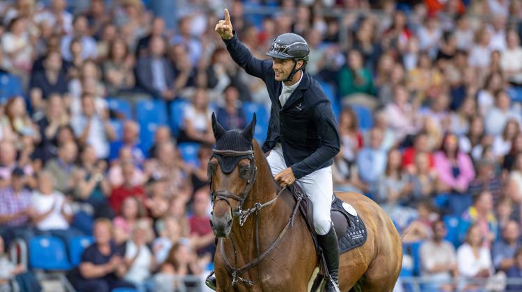 Richard Vogel et United Touch S lors du Prix d’Europe d’Aix-la-Chapelle, conclu au cinquième rang. 