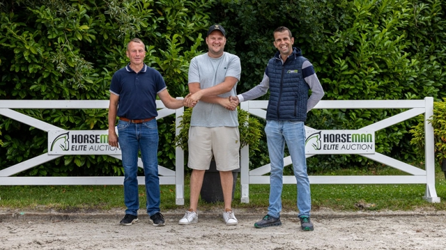 De organisatie van Horseman Elite Auction samen met Jess Van Weert