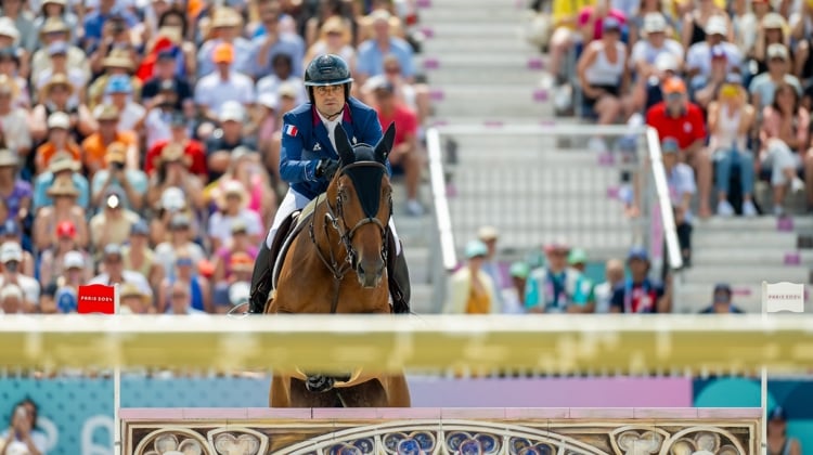 Initialement remplaçant pour l’équipe de France à Versailles, Olivier Perreau est entré en lice pour prendre le relais de Kevin Staut, dont le partenaire Scuderia 1918 Viking d’la Rousserie n’a pas passé la visite vétérinaire. 