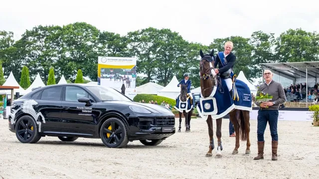 Saltador Ter Putte won de één ster Grand Prix