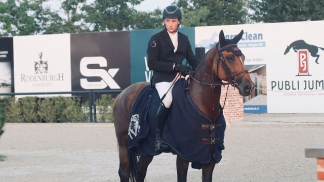 Rik Nauta wist drie proeven te winnen bij JV-Horses