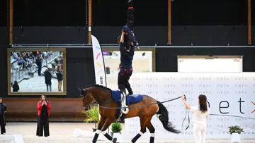 En pas de deux, Noély Thibaudat et Théo Gardies ont survolé ce concours. 