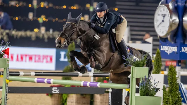 Winst voor Charlotte Philippe tijdens het hoofdnummer van de dag