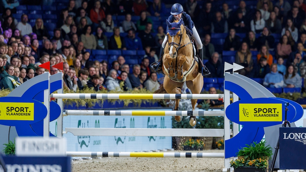 Evelyne Putters vorig jaar aan het werk tijdens de jeugdcompetitie in Mechelen