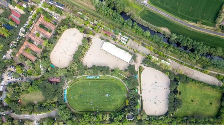 De locatie van de internationale wedstrijd van Cervia