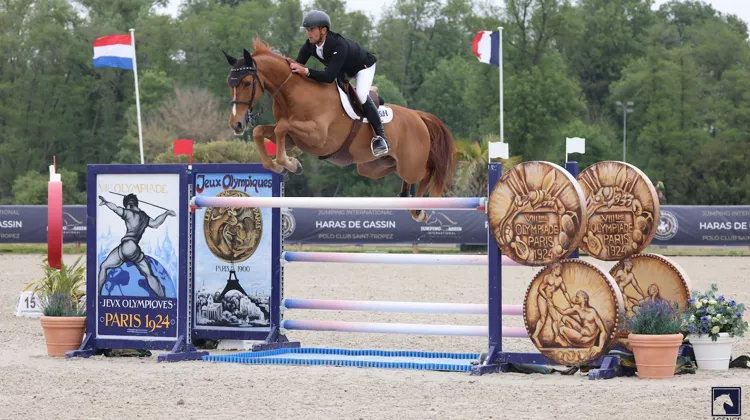 Ici à Gassin, Victor Bettendorf à renoué avec la victoire en Grand Prix 5* aujourd'hui grâce à Qwando van de Rispen.