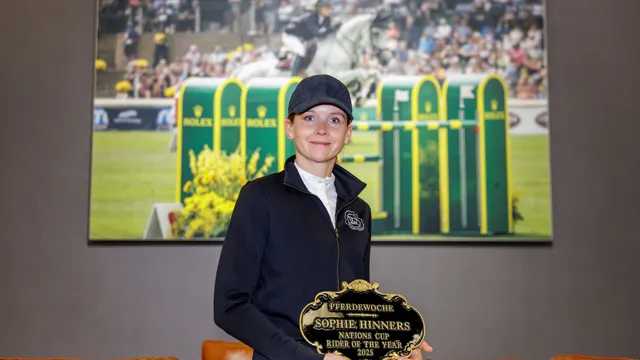 Sophie Hinners mocht afgelopen weekend in Geneve haar Award in ontvangst nemen