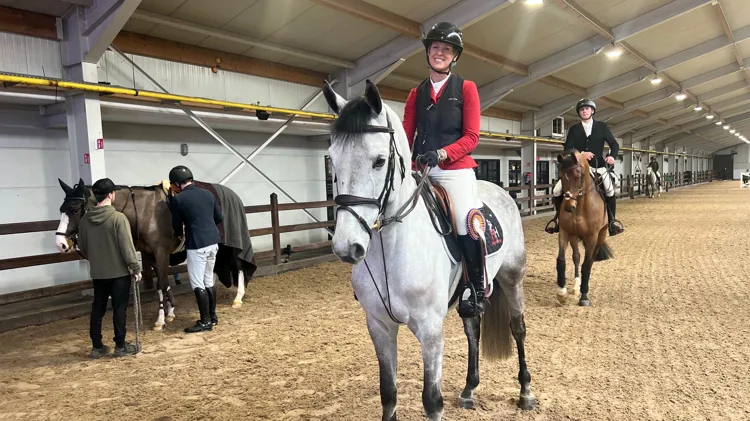 Pascale Haep sprong opnieuw naar een top drie klassering