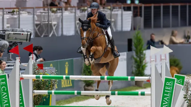 Gilles Thomas met Qalista DN, waarmee hij vanavond de Top 10 Final springt