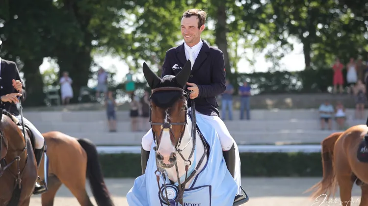 Robinson Maupiler a remporté aujourd'hui le Grand Prix du CSI 3* du Pin-au-Haras.