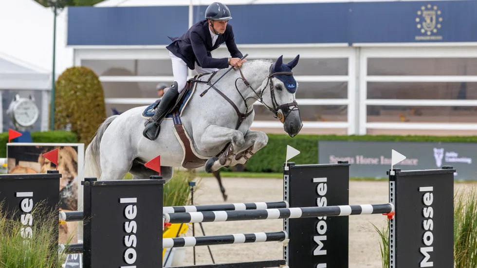 Elliot de Gineau en Bertrand Genin tijdens het BK in Lanaken