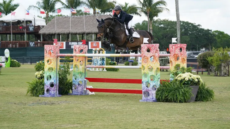 Ici à Wellington, Chris Pratt et Ideaal ES ont remporté leur première victoire en CSI 5* cette nuit.