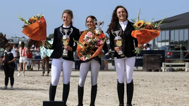 Podium WVUR kampioenschap amazones