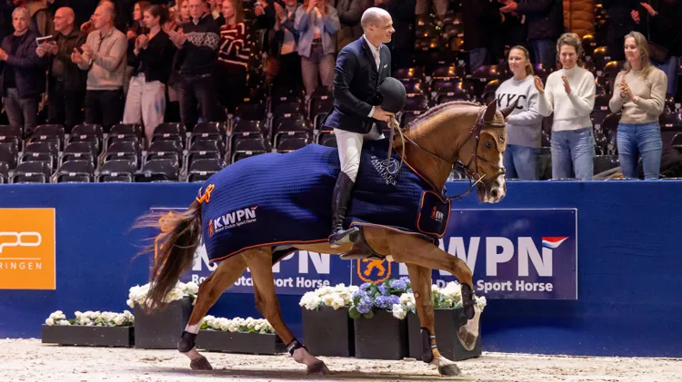 Willem Greve was de ruiter in vorm op donderdag