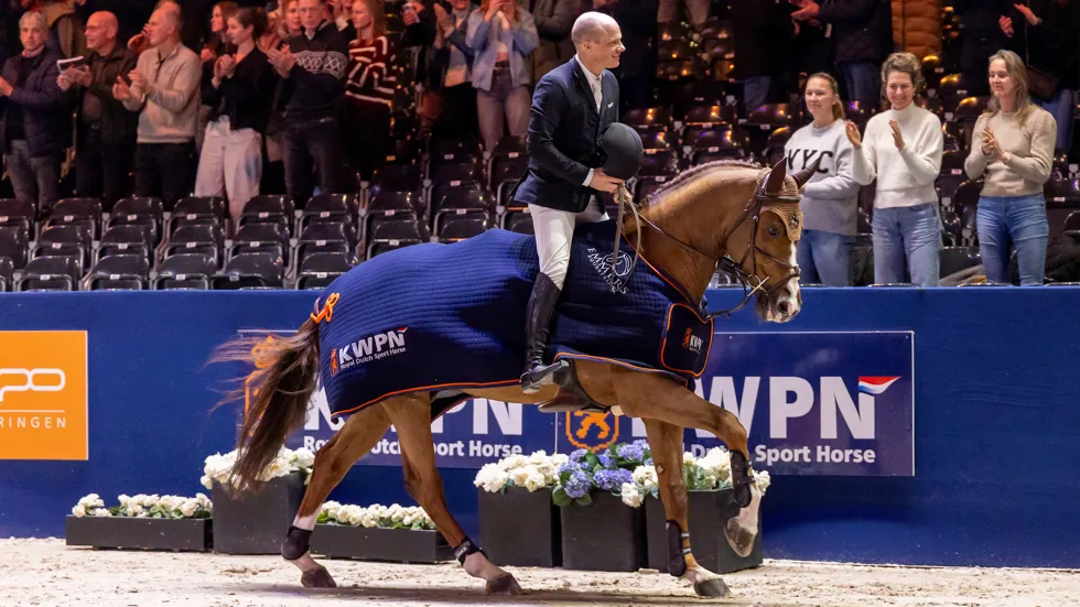 Willem Greve was de ruiter in vorm op donderdag