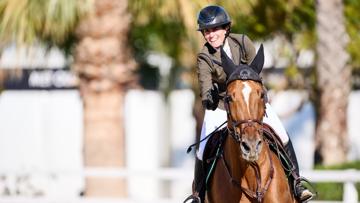 Laura Roquet Puignero et Denis ont remporté hier le Grand Prix à 1,50m du CSI 3* d'Oliva