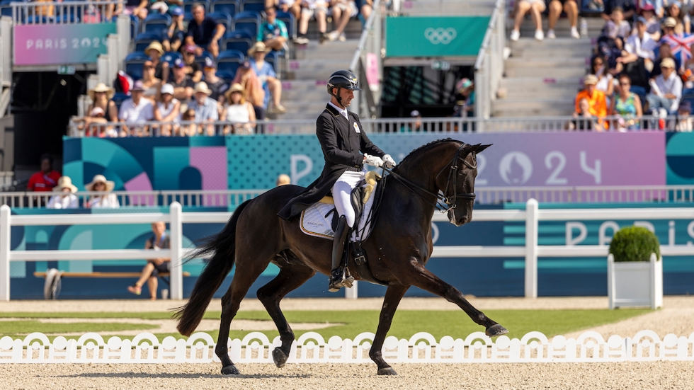 Domien Michiels tijdens de Olympische Spelen