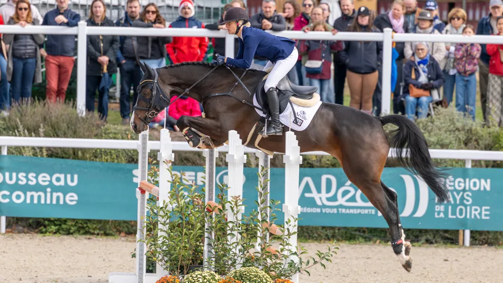 Lara de Liedekerke eindigde op een negende plaats