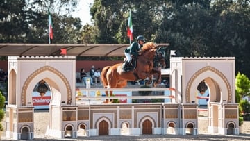 Ramzy al-Duhami s'est imposé dans le Grand Prix du CSIO 4*-W de Rabat ce soir.