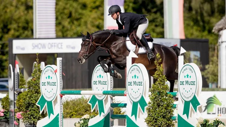 Commander HK als 4-jarige met zijn fokker Tim Van Hal