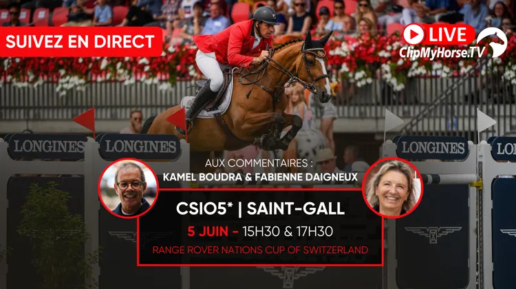 Suivez le CSIO 5* de Saint-Gall sur ClipMyHorse.tv et le CSIO 3* de Deauville sur GRANDPRIX.tv 