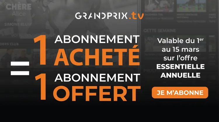 Abonnez-vous dès maintenant & profiter de GRANDPRIX.tv à deux ! 