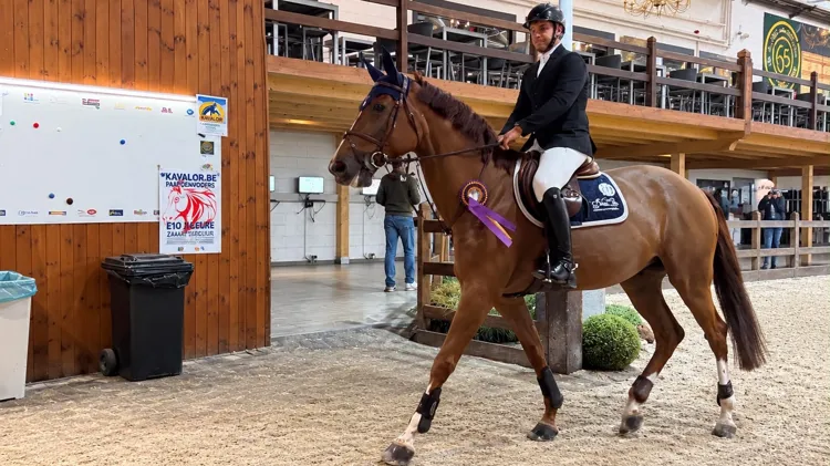 Christophe Vanderhasselt sprong naar een tweede plek