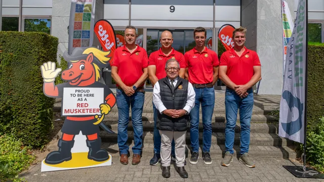 Belgische vierspan selectie