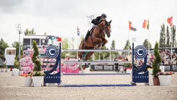 François Xavier Boudant et Hitot de Riverland ont remporté aujourd'hui le Grand Prix CWD de la Ville de Cabourg