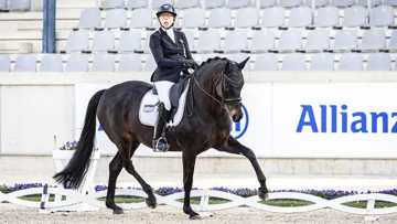 Lors des championnats du monde de la FEI à Aix-la-Chapelle, Heidemarie Dresing compte bien décrocher une médaille.