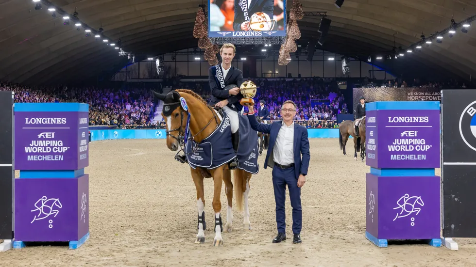 Gilles Thomas won vorig jaar de Wereldbeker met Qalista DN