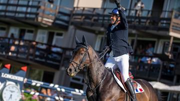 Marc Dilasser et Arioto*du Gevres ont scellé la victoire de la France à Hickstead. 